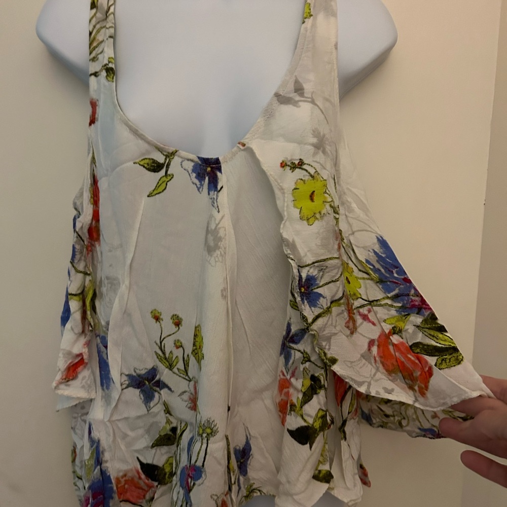 Free people floral blouse